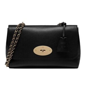 Mulberry 'Lily' Medium Black Glossy Goat Leather Bag - MSRP $1545 - BNWT
